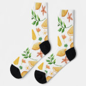 Wasserfarben-Zitronen & Popsicles-Socken - Spaß So Socken (Linkes Detail)