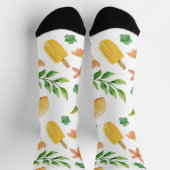 Wasserfarben-Zitronen & Popsicles-Socken - Spaß So Socken (Oben)