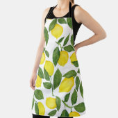Wasserfarben-Zitronen: Sommerfruchtmuster Schürze (InSitu)