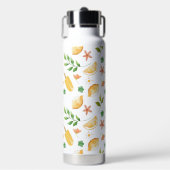 Wasserfarben-Zitronen Trinkflasche (Vorderseite)