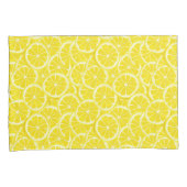 Wasserfarben-Zitronenscheiben Kissenbezug (Vorderseite-Rechts)