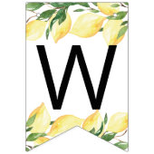 Wasserfarben Zitrusfrüchte Babydusche Jagdfahnen Wimpelkette (Dritte Fahne)