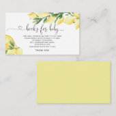 Wasserfarben-Zitrusfrüchte-Bücher für Kinder Begleitkarte (Vorne/Hinten)