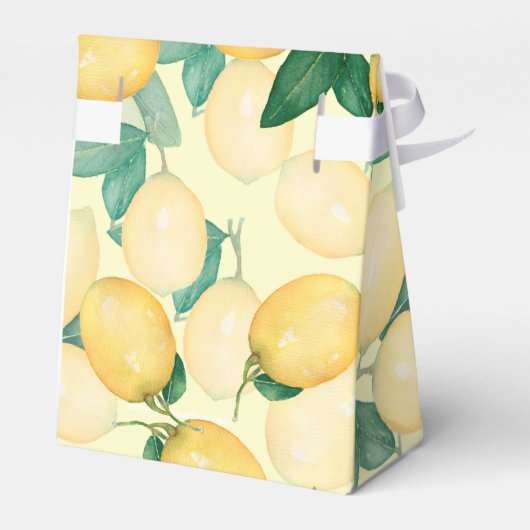 Wasserfarben-Zitrusfrüchte Geschenkschachtel (Rückseite)