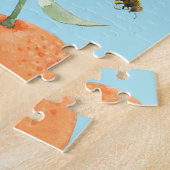 Wasserfarben-Zitrusfrüchte: Handgezogene Früchte Puzzle (Seite)