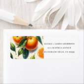 Wasserfarben Zitrusfrüchte Orange Blätter Hochzeit (Insitu)