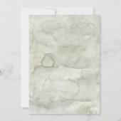 Wasserfarbenabenteuerwald Pine Tree Babydusche Einladung (Rückseite)