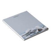 Wasserfarbenabsturzwelle Notizblock (angewinkelt)