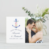 Wasserfarbenähnliche Hochzeit speichern Sie das Da Save The Date (Stehend Vorderseite)