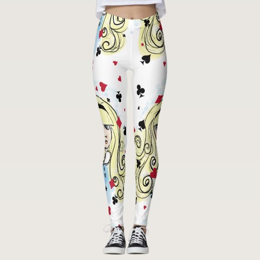 WasserfarbenAlice Leggings (Vorderseite)
