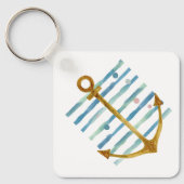 WASSERFARBENANCHOR, KÜSTENSTRANDVERMIETUNG SCHLÜSSELANHÄNGER (Vorderseite)