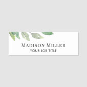 Wasserfarbenarbeiter Namensschild (Vorderseite)