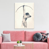 WasserfarbenArcheress Leinwanddruck (Insitu (Wohnzimmer))