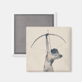 WasserfarbenArcheress Magnet (Vorderseite/Rückseite)