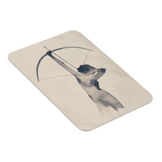 WasserfarbenArcheress Magnet (Rechte Seite)