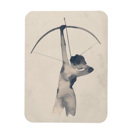 WasserfarbenArcheress Magnet (Vertikal)