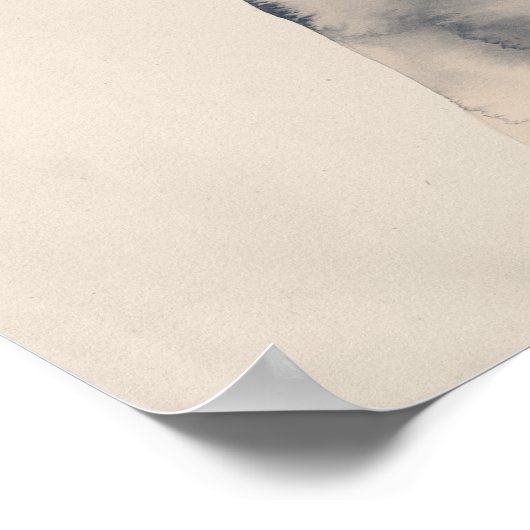 WasserfarbenArcheress Poster (Ecke)