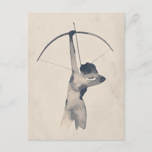 WasserfarbenArcheress Postkarte (Vorderseite)