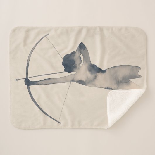 WasserfarbenArcheress Sherpadecke (Vorderseite (Horizontal))