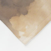 Wasserfarbenauge Fleecedecke (Ecke)