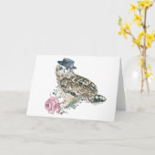 Wasserfarbenauge Karte (Gelbe Blume)