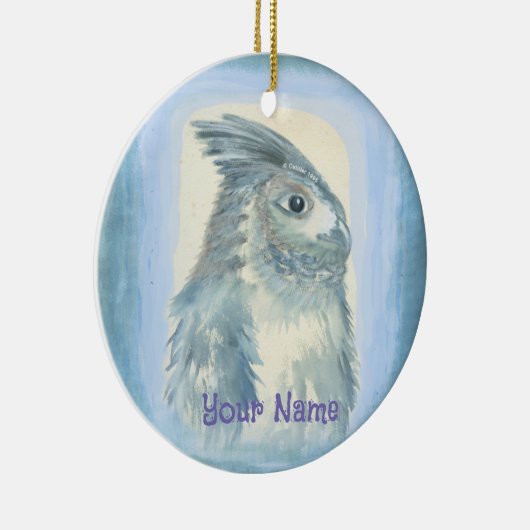 Wasserfarbenauge Keramik Ornament (Rechts)