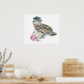 Wasserfarbenauge Poster (Küche)