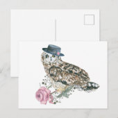 Wasserfarbenauge Postkarte (Vorne/Hinten)