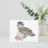 Wasserfarbenauge Postkarte (Stehend Vorderseite)
