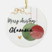 Wasserfarbenauma Keramik Ornament (Vorne)