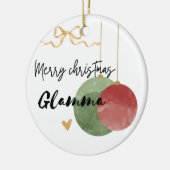 Wasserfarbenauma Keramik Ornament (Links)