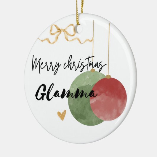 Wasserfarbenauma Keramik Ornament (Links)