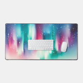 Wasserfarbenauroras Schreibtischunterlage (Tastatur & Maus)