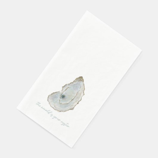 Wasserfarbenauster Serviette (Ecke)