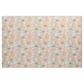 Wasserfarbenbacken auf Tan Stoff (Fat Quarter (45,7 x 55,9 cm))
