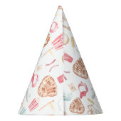 WasserfarbenBaseball Partyhütchen (Rückseite)