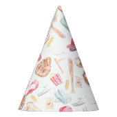 WasserfarbenBaseball Partyhütchen (Links)