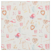 WasserfarbenBaseball Stoff (Nahaufnahme)