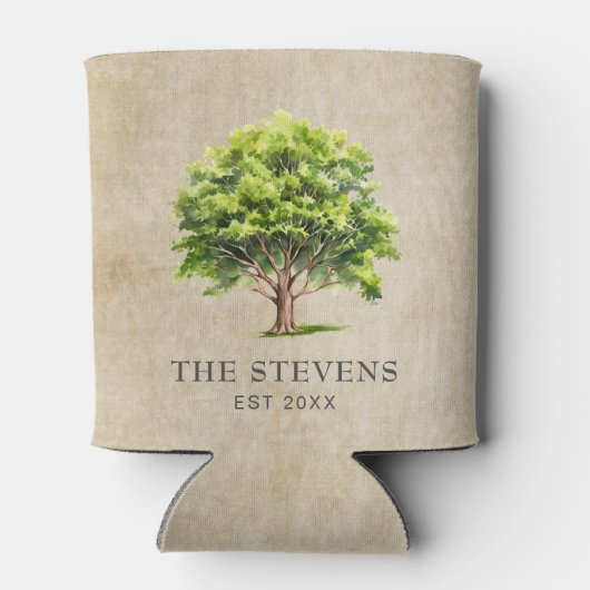 Wasserfarbenbaum Dosenkühler (Rückseite)