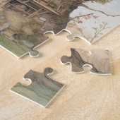 Wasserfarbenbaumhaus Puzzle (Seite)