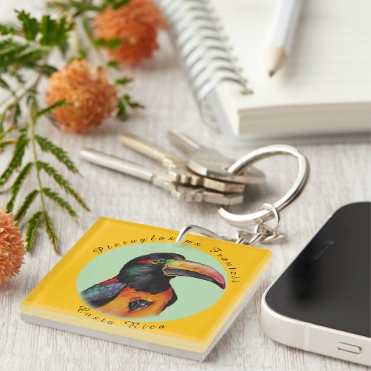 Wasserfarbenberührer Schlüsselanhänger (Vorderseite rechts)