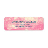 Wasserfarbenblasen | Rücksendeadresse (Vorne)