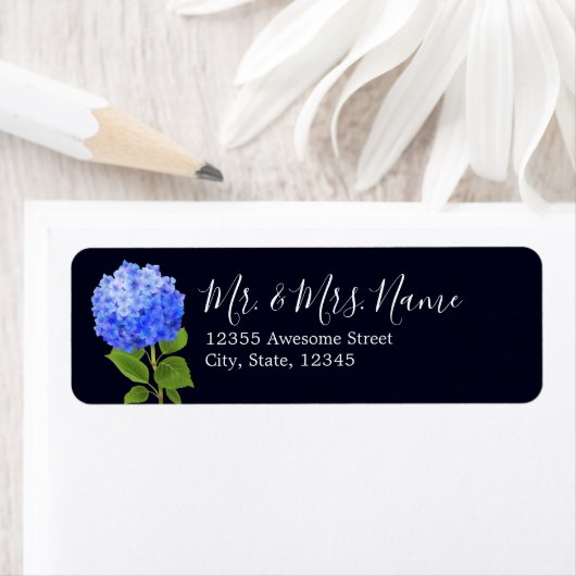 Wasserfarbenblau-Hydrangea (Insitu)