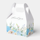 Wasserfarbenblau-Hydrangea Geschenkschachtel (Rückseite)