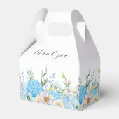 Wasserfarbenblau-Hydrangea Geschenkschachtel (Vorderseite)