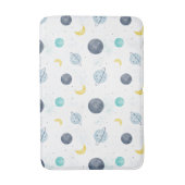 Wasserfarbenblau-Planet-Muster Badematte (Vorderseite Vertikal)