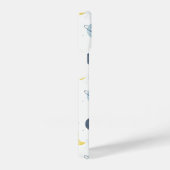 Wasserfarbenblau-Planet-Muster iPhone Hülle (Rechte Seite)