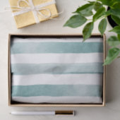 Wasserfarbenblaue Wasserstreifen. Abstrakte Linien Seidenpapier (Geschenk)