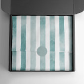 Wasserfarbenblaue Wasserstreifen. Abstrakte Linien Seidenpapier