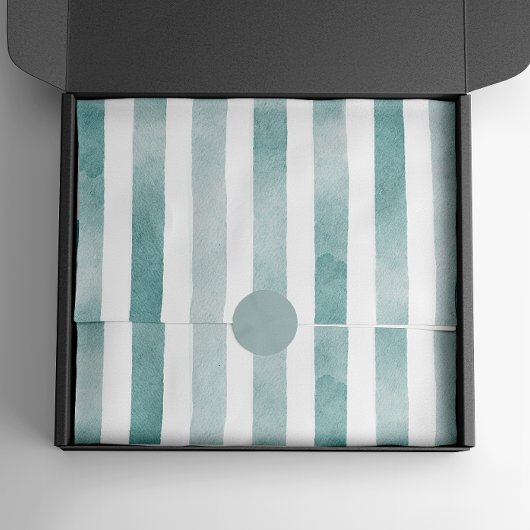 Wasserfarbenblaue Wasserstreifen. Abstrakte Linien Seidenpapier